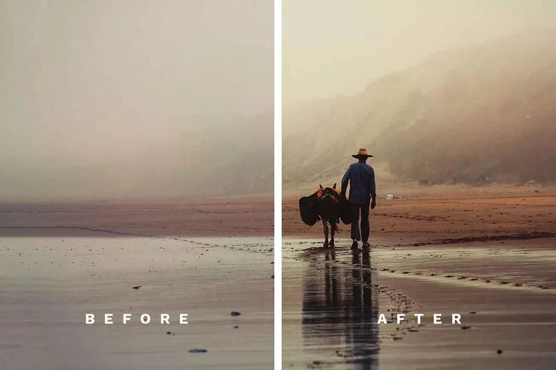 43 Kostenlose Film-inspirierte Photoshop Actions mit dunklen, stimmungsvollen und ästhetischen Effekten