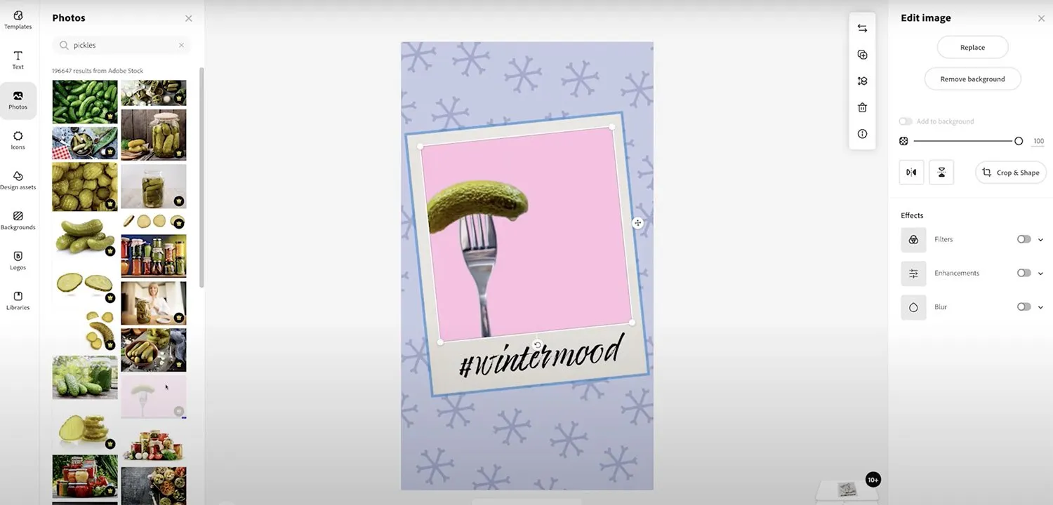 Adobe Express ist ein kostenloses Online-Grafikprogramm