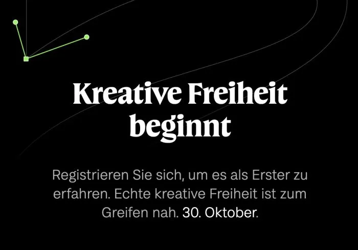 Affinity Designer 2 Benutzeroberfläche auf einem iPad mit Kreativprojekt