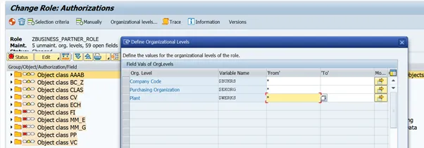 Aktualisierung der Organisationswerte in PFCG nach Anwendung einer SU24-Variante