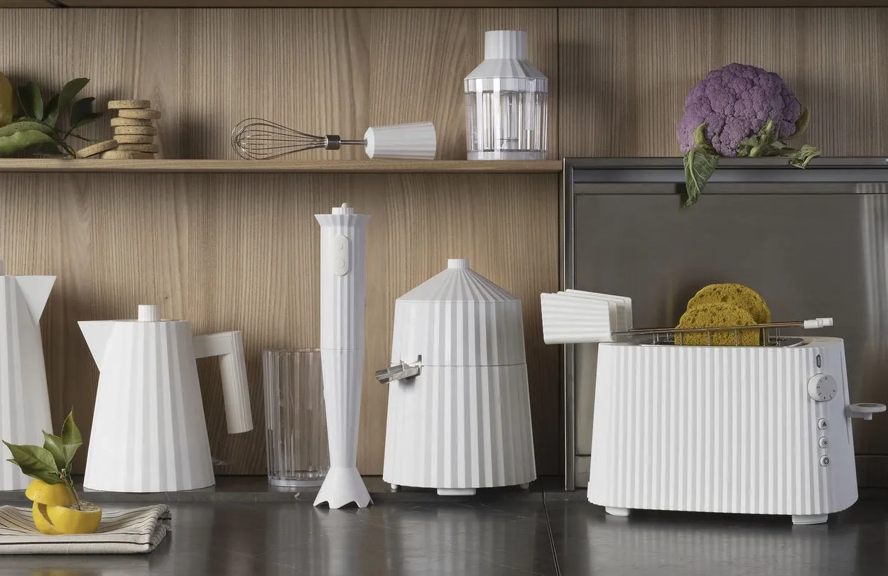 Alessi Plissé Kollektion Weiss Erlebniswelt