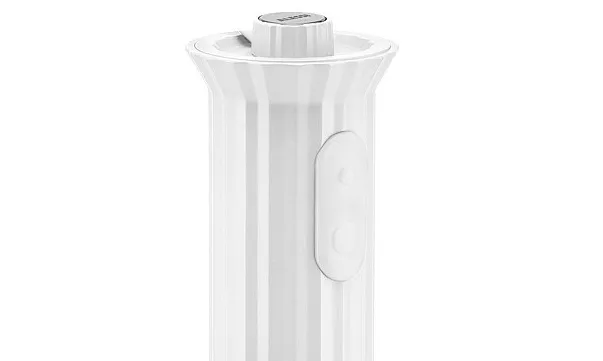 Alessi Plissé Stabmixer Detail Weiss einzeln