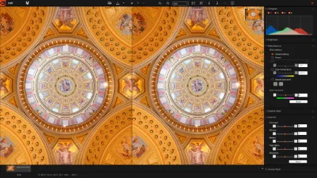 Anpassen und Exportieren von Pixel Shift Multi Shooting Bildern im Imaging Edge Edit Modul