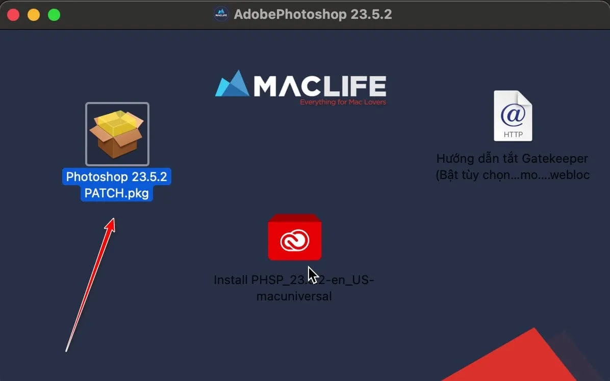 Ausführen des Photoshop Patch-Tools zur Software-Aktivierung