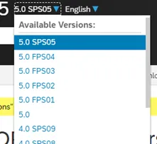 Auswahl der richtigen SAP CARAB-Version zur Suche nach dem Namen des Softwarekomponentenarchivs