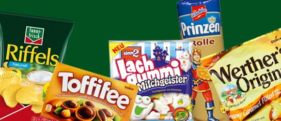 Auswahl köstlicher deutscher Süßwaren und Feingebäcke von hoher Qualität, repräsentativ für Riba Backwaren.