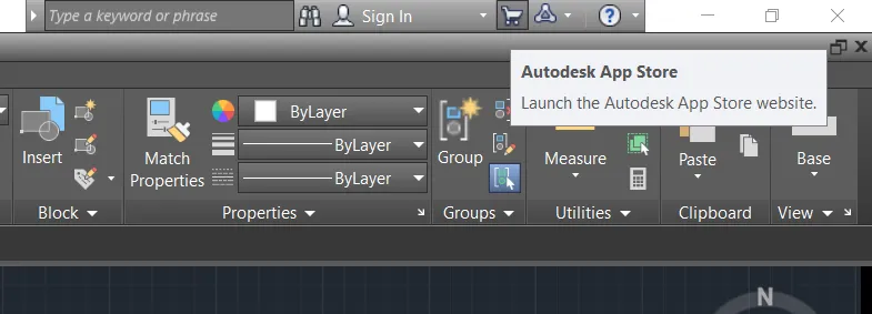 Autodesk App Store Icon für unterstützte Produkte