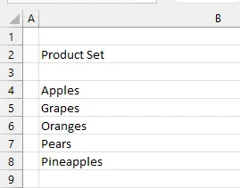Automatisches Update der Produktdaten durch die MAKEARRAY-Formel nach Hinzufügen neuer Elemente.