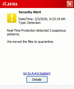 avira erkennungs-popup design