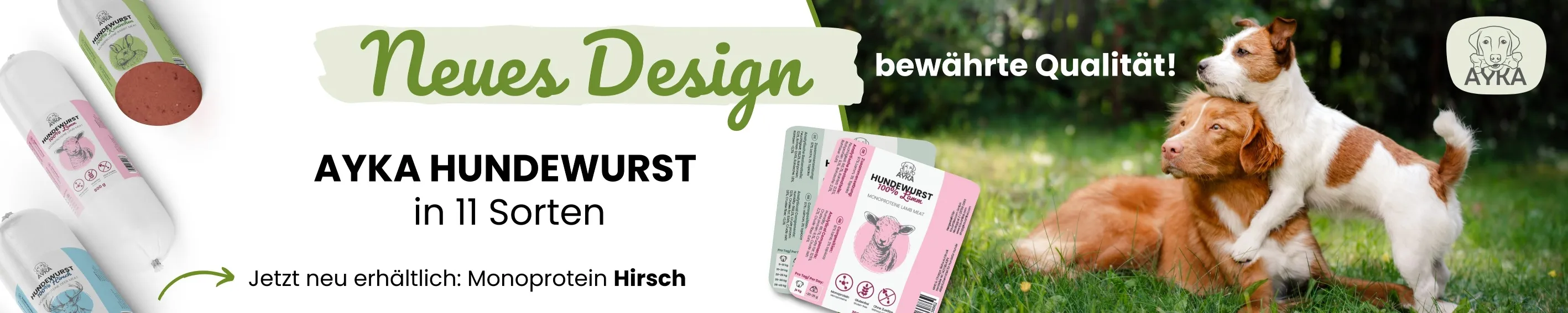 Ayka Hundewurst Header