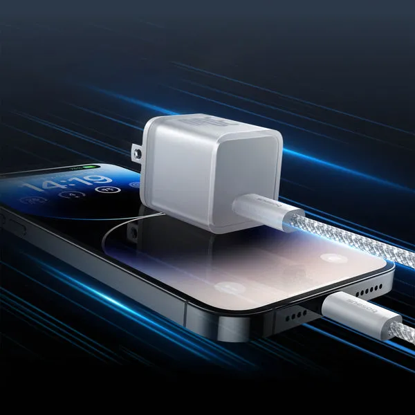 Baseus GaN5S USB-C Fast Charger 30W White