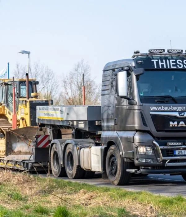 Baustelle mit Bagger