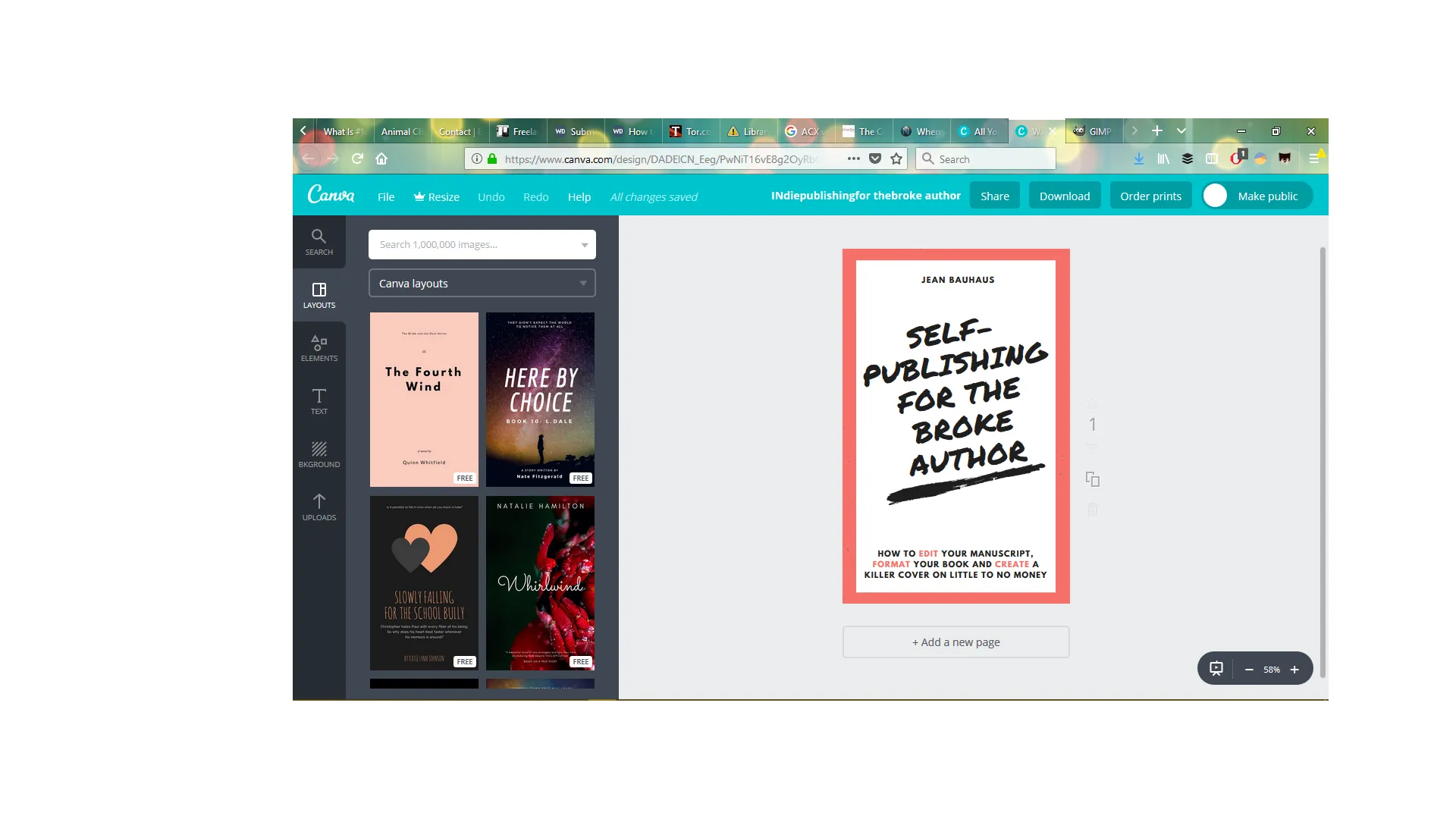Beispielcover eines Buches, das mit den beschriebenen Methoden erstellt wurde