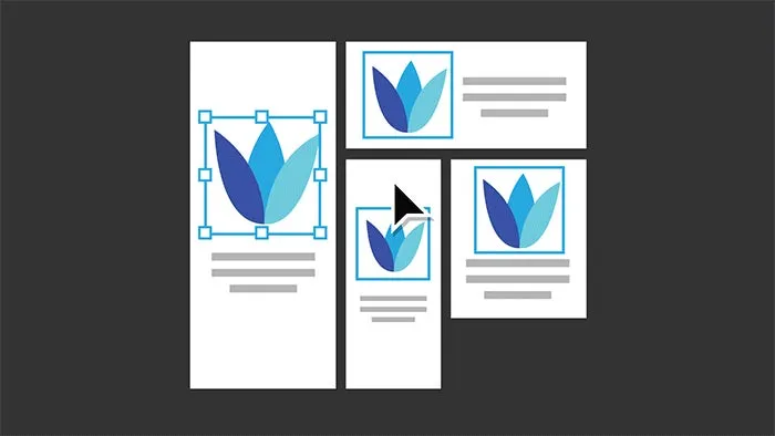 Benutzeroberfläche von Adobe Illustrator CC 2019, die die globale Bearbeitungsfunktion für ähnliche Objekte auf mehreren Zeichenflächen zeigt