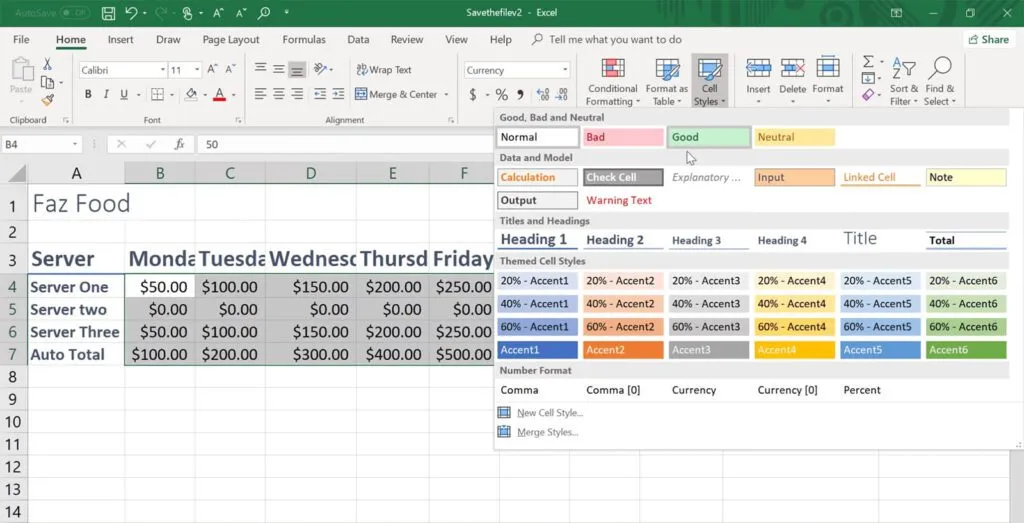 Bildschirmansicht von Microsoft Excel mit einer Tabellenkalkulation zur Datenanalyse und -organisation.