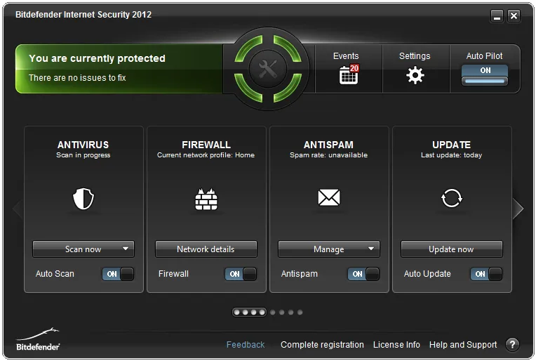 Bitdefender Internet Security 2012 Autopilot-Modus