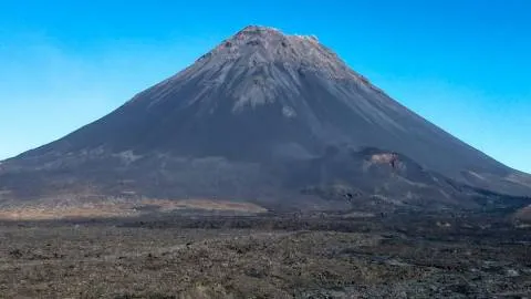 Blick auf den Vulkan Pico do Fogo