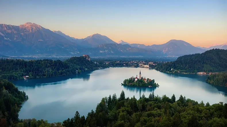 Bohinj See in Slowenien