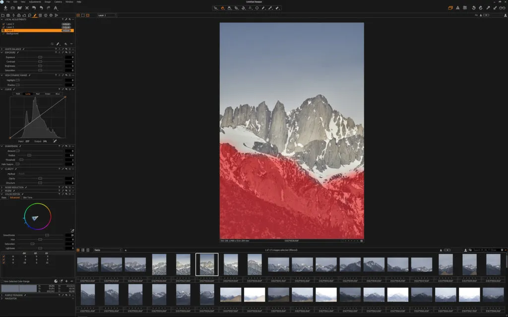 Capture One Ebenenbearbeitung Fuji Nr. 1