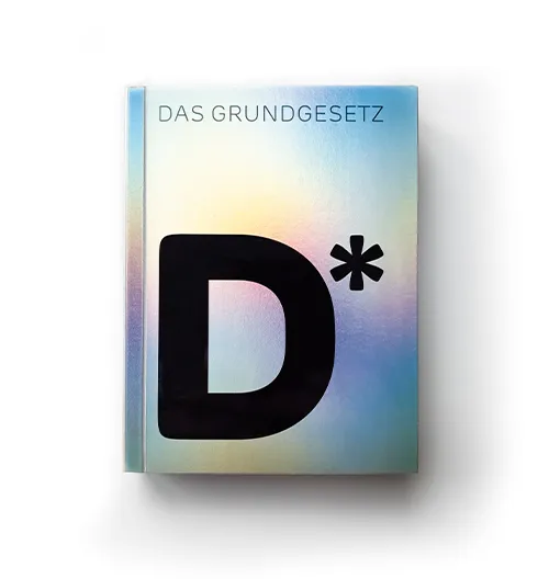 Cover des Buches "Neues Grundgesetz", das zur Stärkung der Demokratie beiträgt