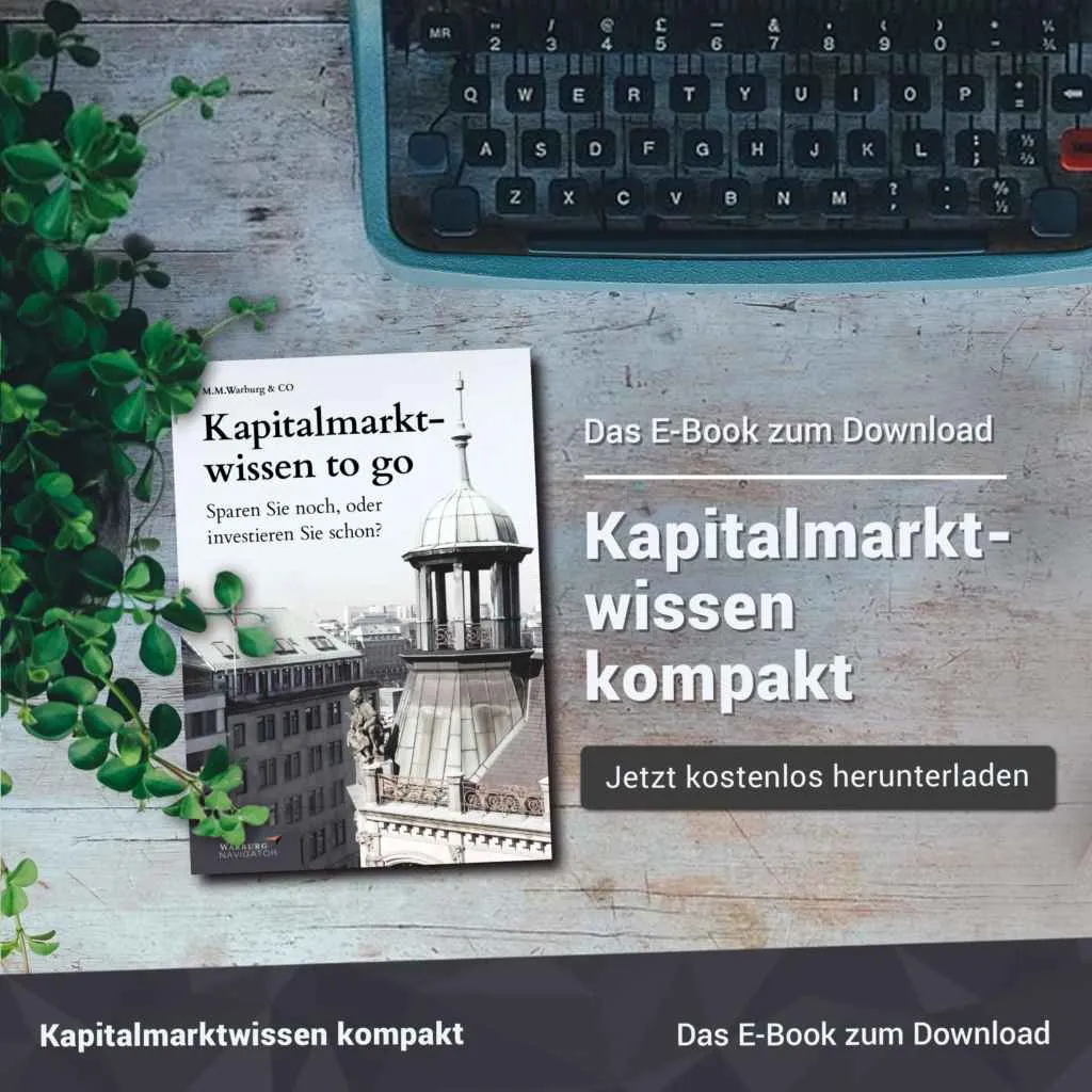 Cover des E-Books 'Kapitalmarktwissen kompakt', das grundlegende Fragen zur Geldanlage und Kapitalmärkten beantwortet.
