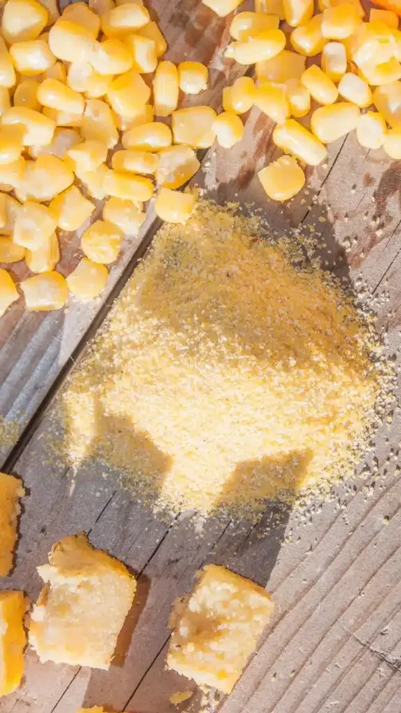 Cremige Polenta mit Pilzen.