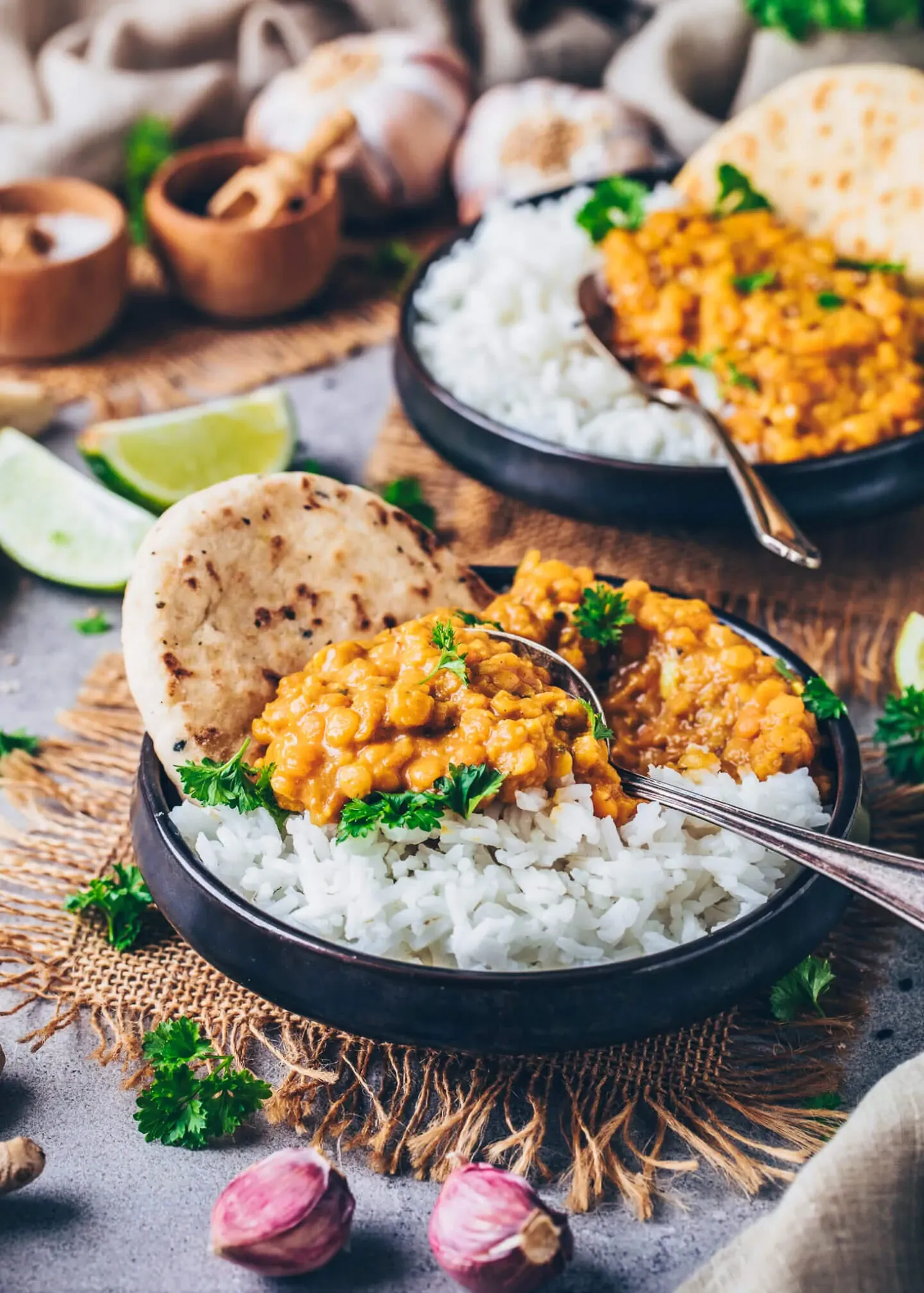 Cremiges Linsen Dal Curry