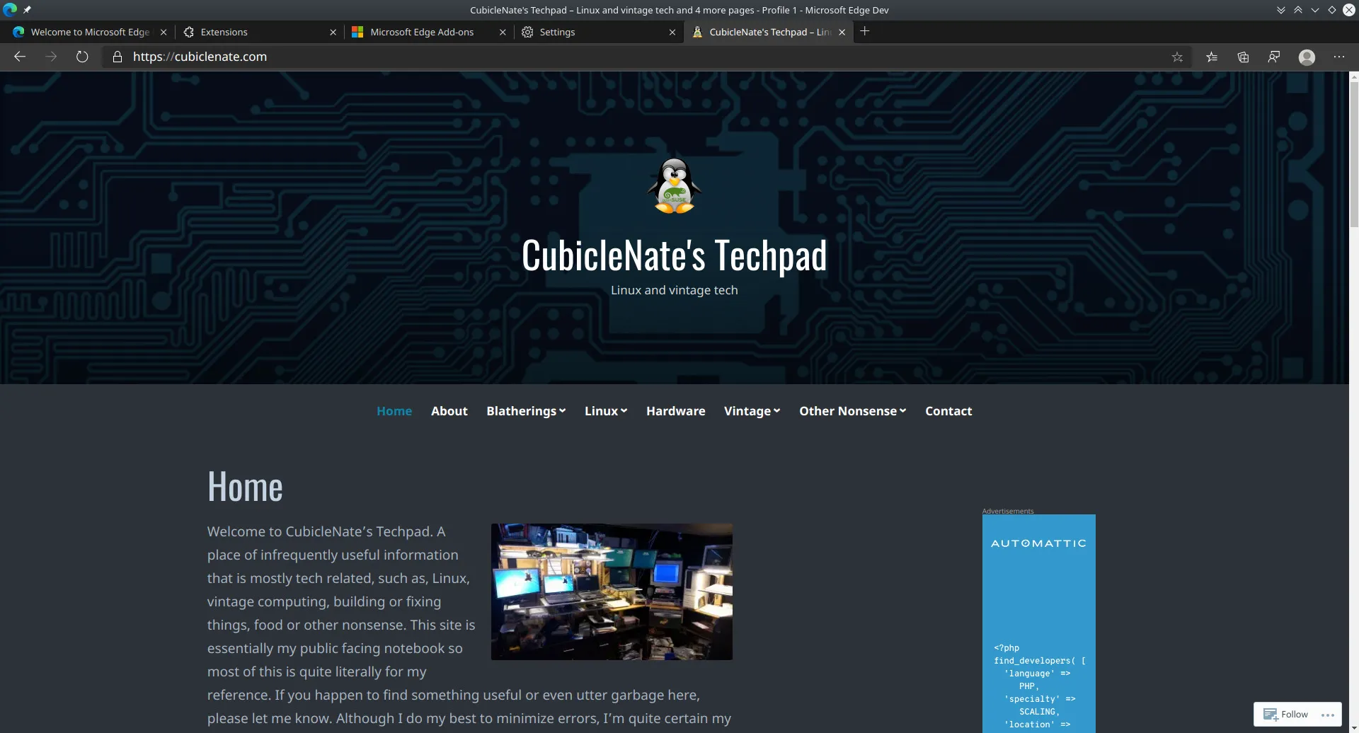 CubicleNate.com als Suchoption