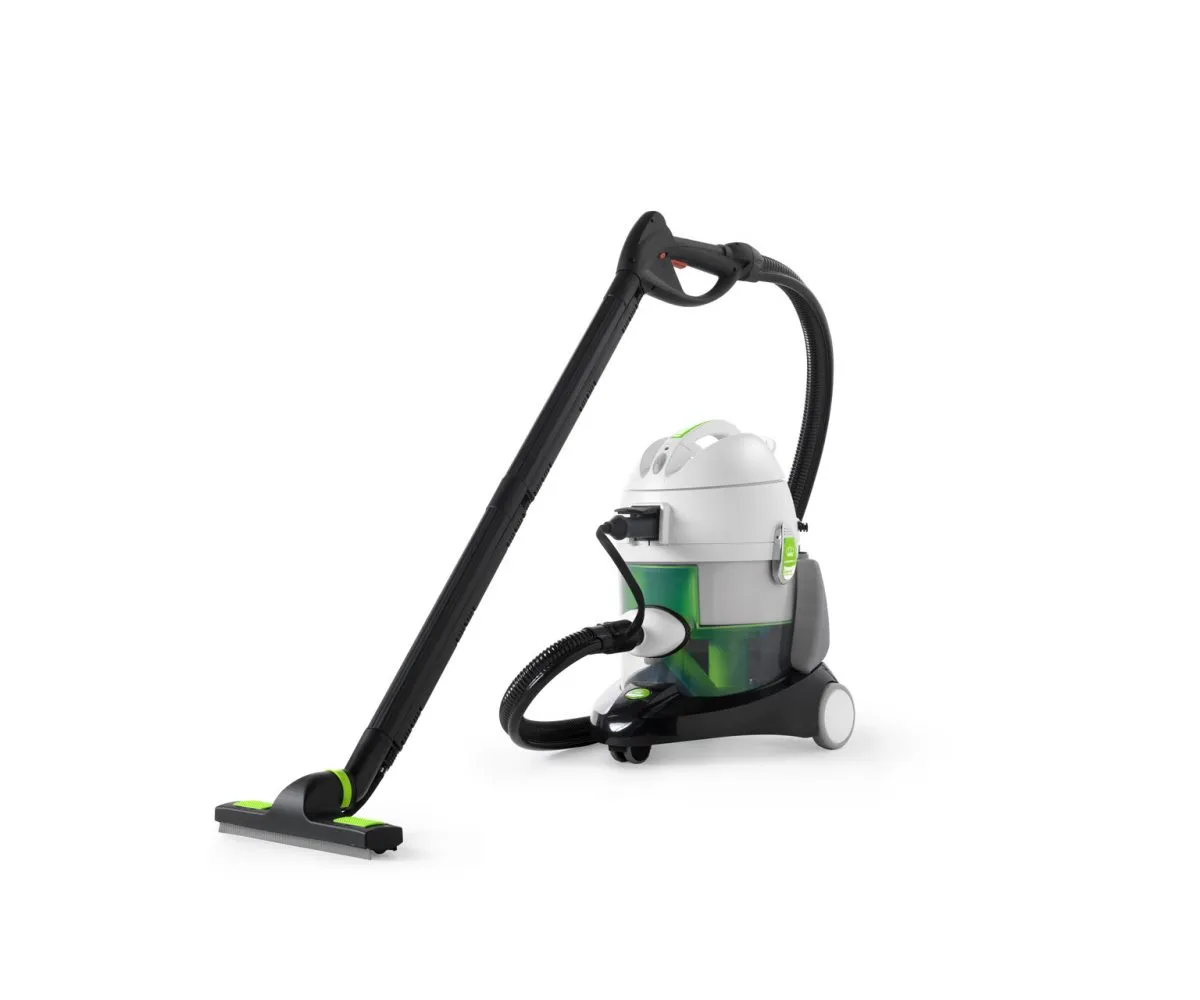 Das SAKURA Extrahiergerät, das alle Oberflächen wäscht und trocknet in einem Schritt für eine professionelle Reinigung