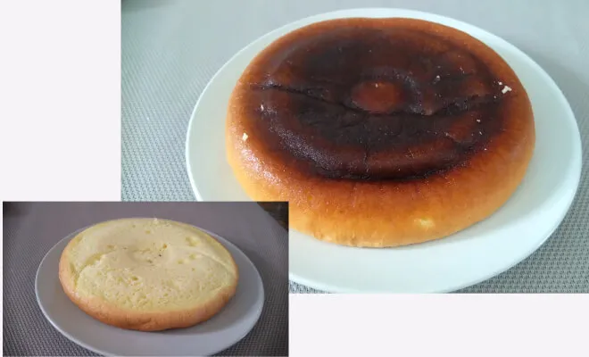 Der fertige japanische Kuchen von Oben und von Unten | Nipponinsider