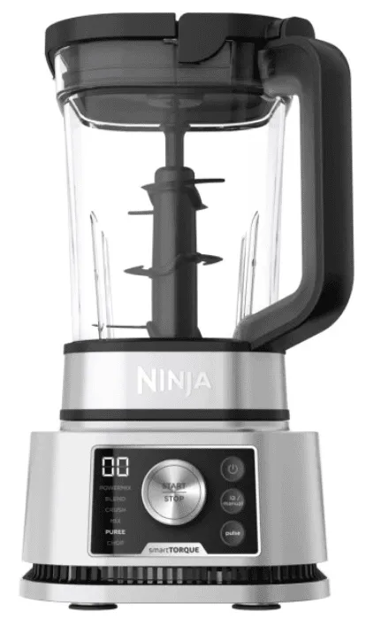 Der Ninja CB350EU Standmixer in einem Gruppenbild mit anderen Mixern.