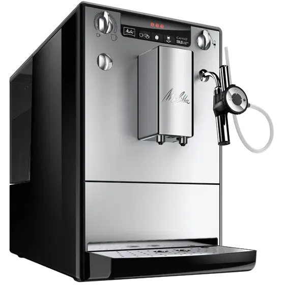 Detailansicht des Milchaufschäumers der Melitta Caffeo Solo Perfect Milk