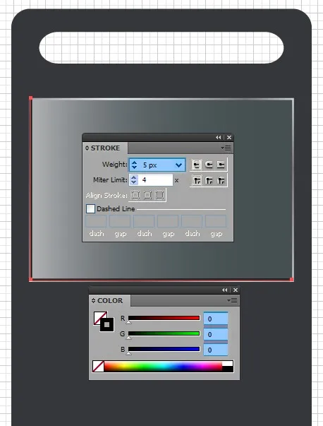 Detaillierte Linien mit dem Zeichenstift-Werkzeug für den Illustrator DVD-Player