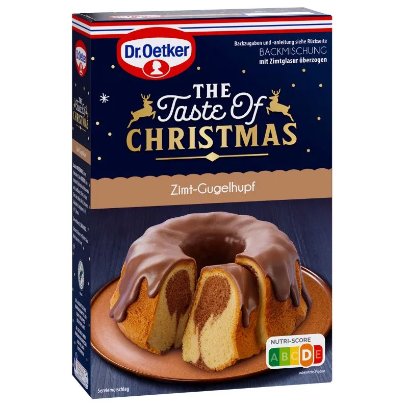 Ein klassischer Zimt-Gugelhupf, bestreut mit Puderzucker