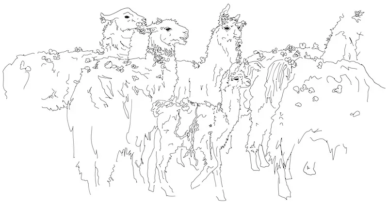 Ein Schreibtisch mit Laptop, Notizbüchern und Stiften, der den Arbeitsplatz von A. Kendra Greene und ihre fließende Schreibroutine als Illustratorin und Essayistin symbolisiert.