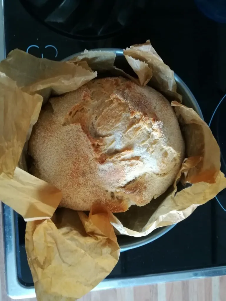 Eine Auswahl an frisch gebackenen Brötchen mit Sesam und Mohn