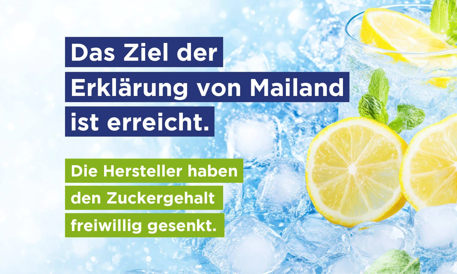 Eine Auswahl an unterschiedlichen erfrischenden Getränken, appetitlich angerichtet