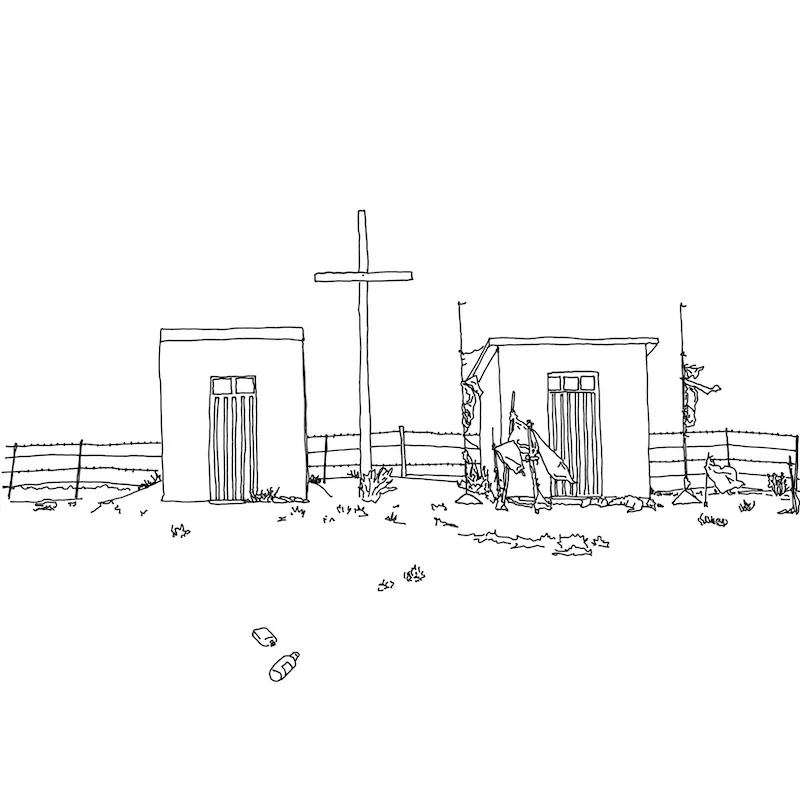 Eine Seite in einem Buch, die einen Abschnittswechsel zeigt, symbolisierend A. Kendra Greenes Technik, &quot;Fragmente&quot; zu nutzen, um Geschichten als Autorin und Illustratorin zu erzählen.