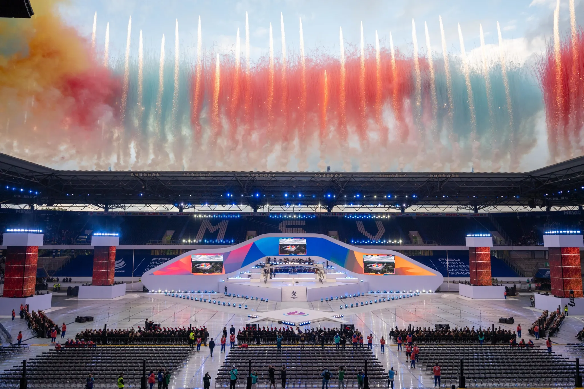 Eröffnungsfeier der FISU World University Games 2025 in Duisburg