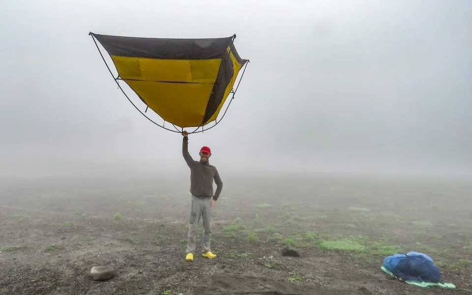 Erschöpfte aber zufriedene Gesichter nach der Kamtschatka-Expedition