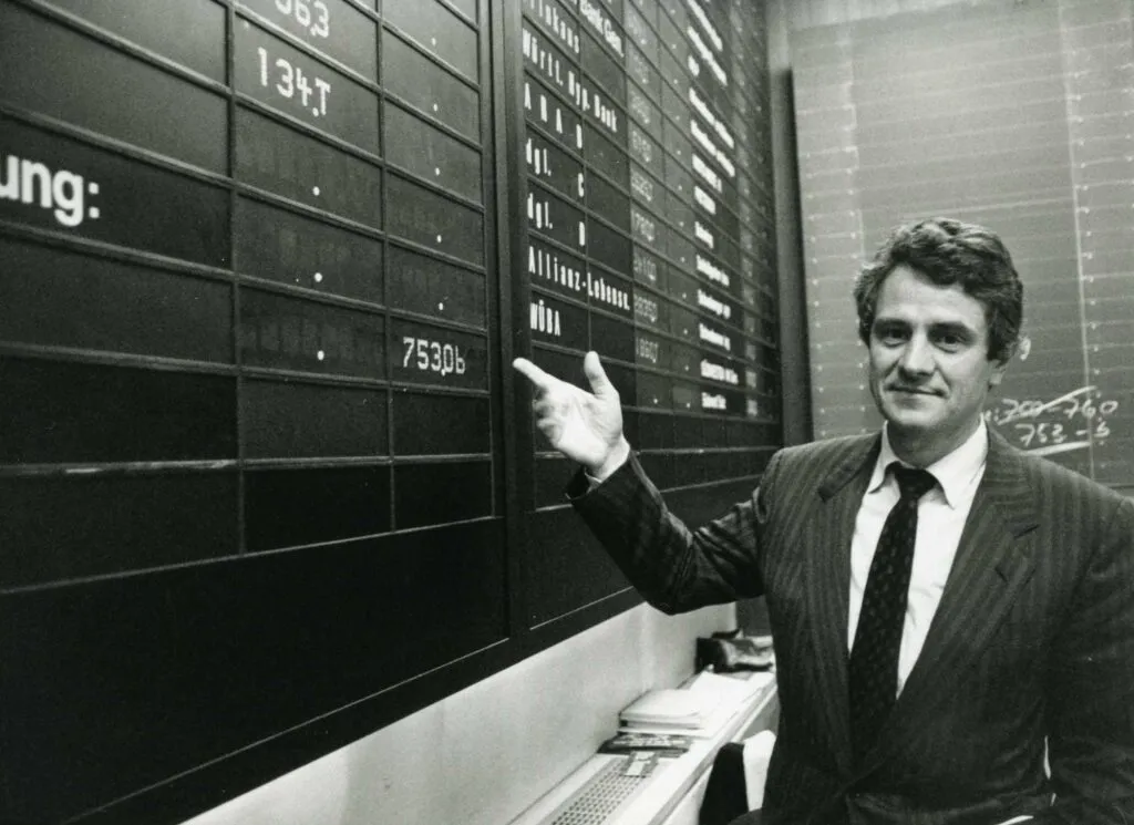 Erste Börsenhandel der SAP Aktie in Deutschland