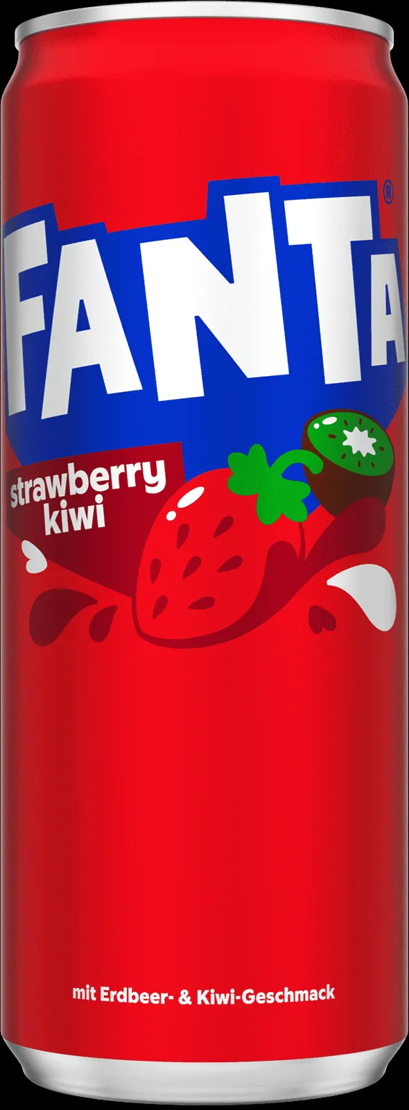 Fanta Kiwi & Strawberry Einzeldose, spritzig und erfrischend