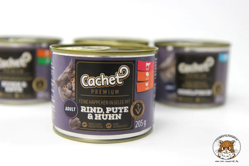 Feine Häppchen in Gelee mit Rind, Pute und Huhn