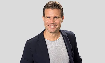 Felix Brych, namhafter Fußball-Schiedsrichter, spricht auf der MMM Finanzen