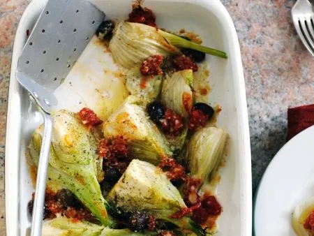 Fenchel im Backofen mit Parmesan