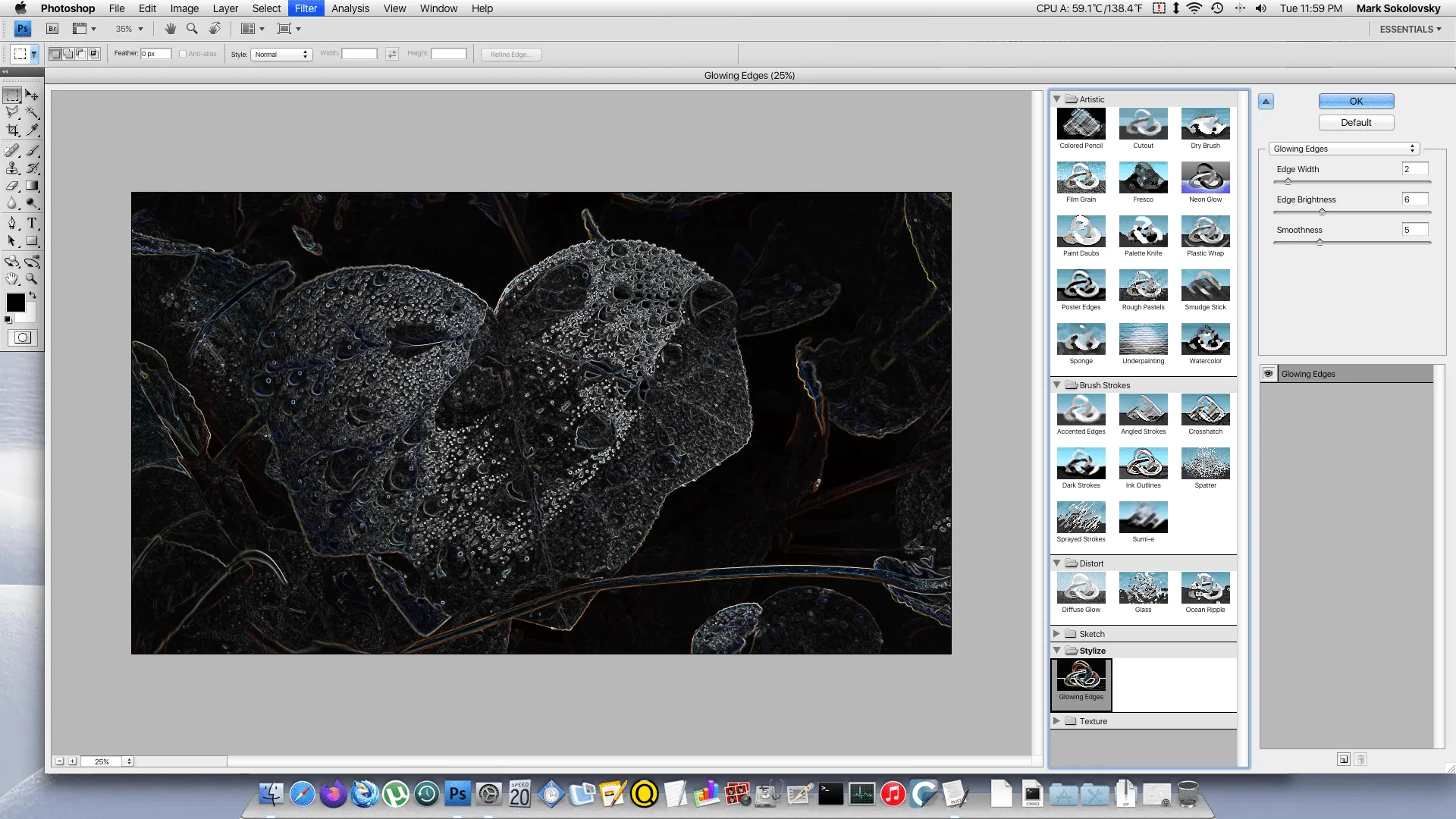Filtergalerie in Photoshop CS4