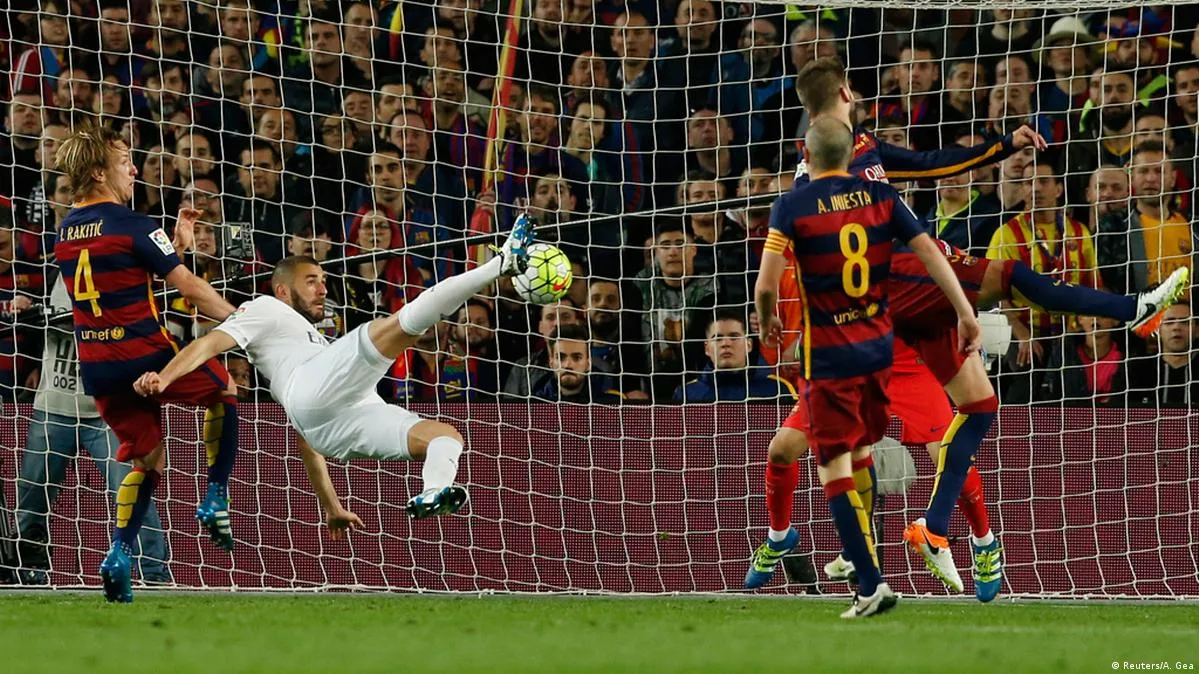 Fussball FC Barcelona gegen Real Madrid CF