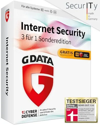G Data Internet Security: Robuster Virenschutz aus Deutschland