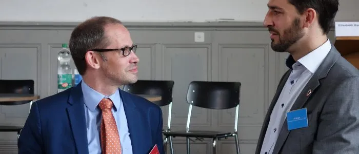 Gruppenarbeit während einer Session der Plattform Bildung 2030