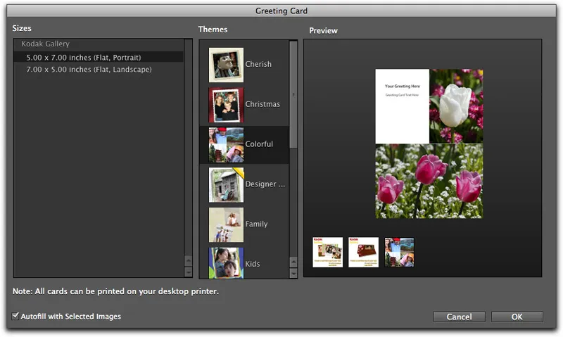 Grußkarten-Vorlage in Photoshop Elements 9 zur Personalisierung